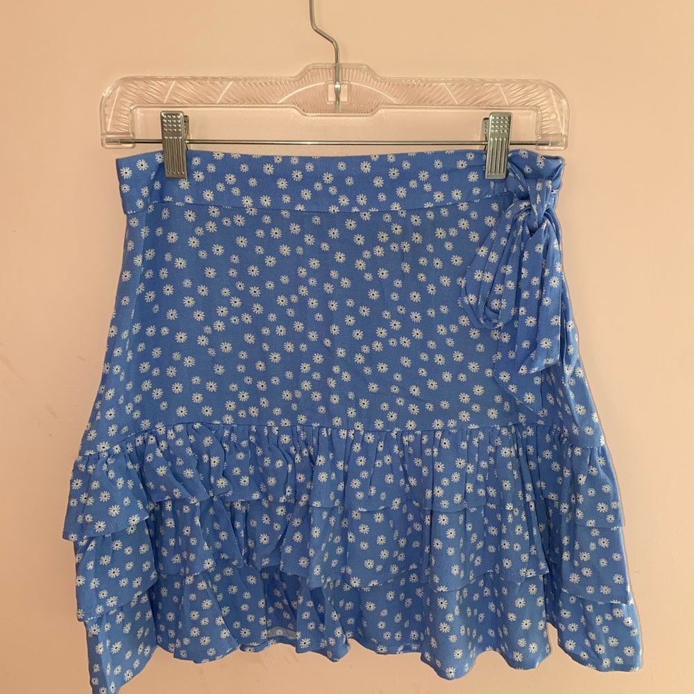 Floral Ruffle Skirt